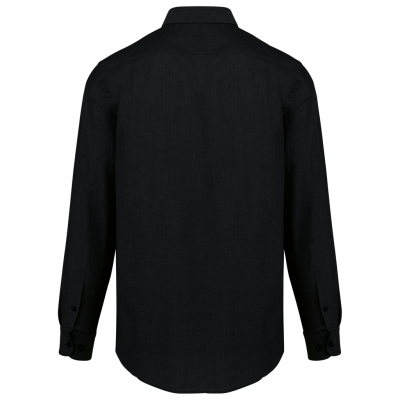 Men's long-sleeved Oxford shirt